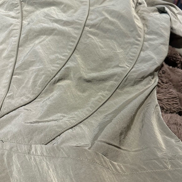 Halfdays-Hooded Windbreaker olive Green Jacket - Picture 7 of 9